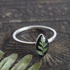 Páfrányos Virradat gyűrű