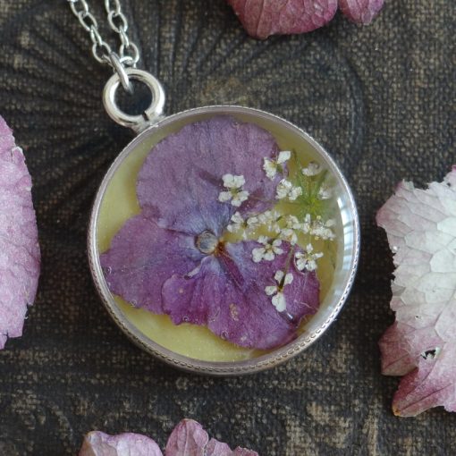 Hortenziás Virradat nyaklánc