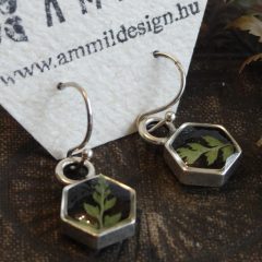 Páfrányvéges Virradat fülbevaló